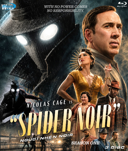 B6884.Spider-Noir (2026) SEASON 1 (COLOUR)  NGƯỜI NHỆN NOIR  2D25G  (ATMOS 5.1 - AC3 640) 3DISC